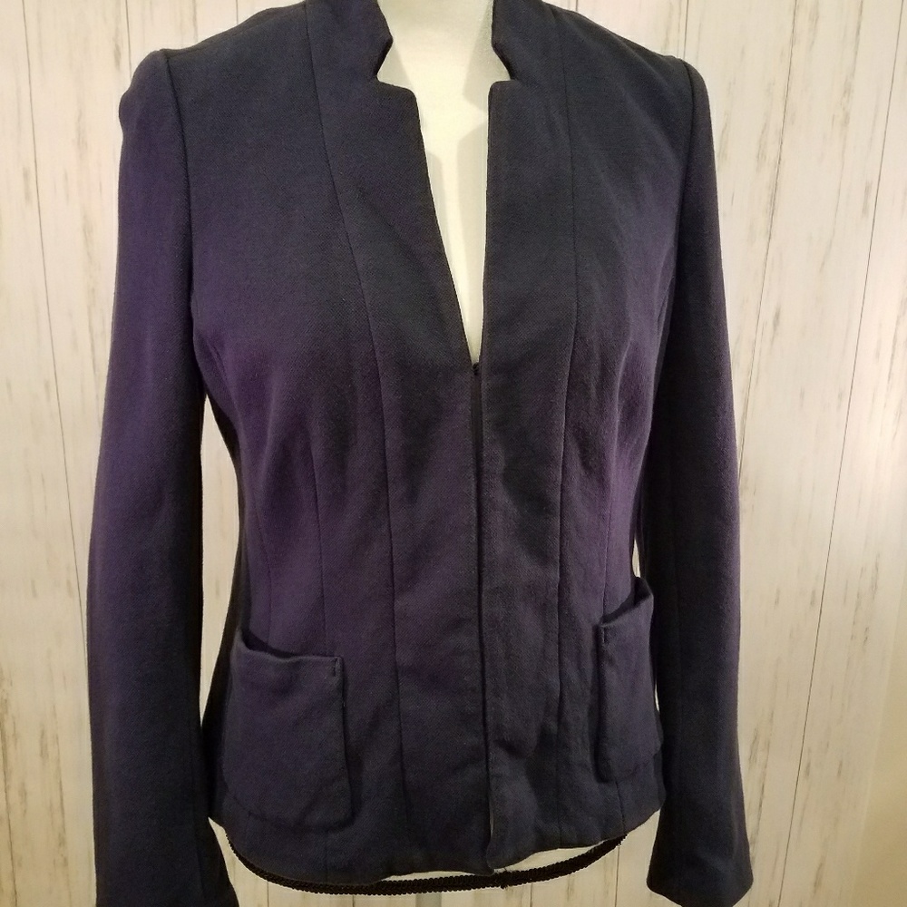 Boden Navy Structured Jacket Blazer